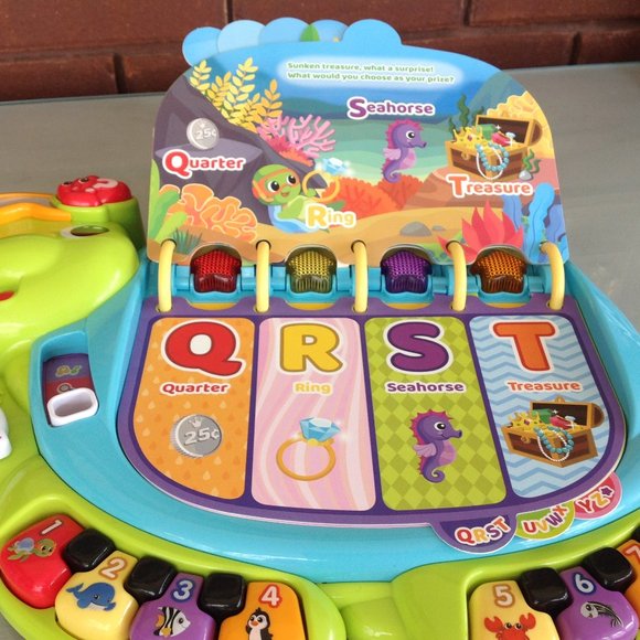 VTech Touch and Teach Sea Turtle Interactive Learning Book - Picture 9 of 12